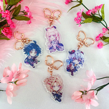 Load image into Gallery viewer, Genshin Impact Holographic Keychains
