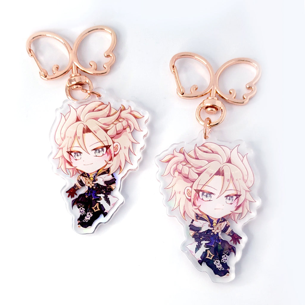 Genshin Impact Holographic Keychains